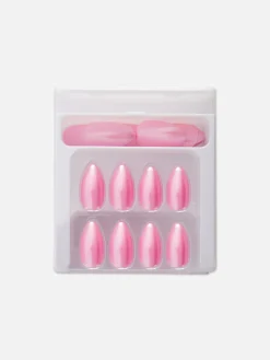 Unhas Postiças Pontiagudas Vidradas PS...