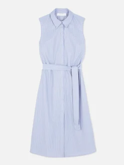 Vestido Camiseiro Midi S/ Mangas