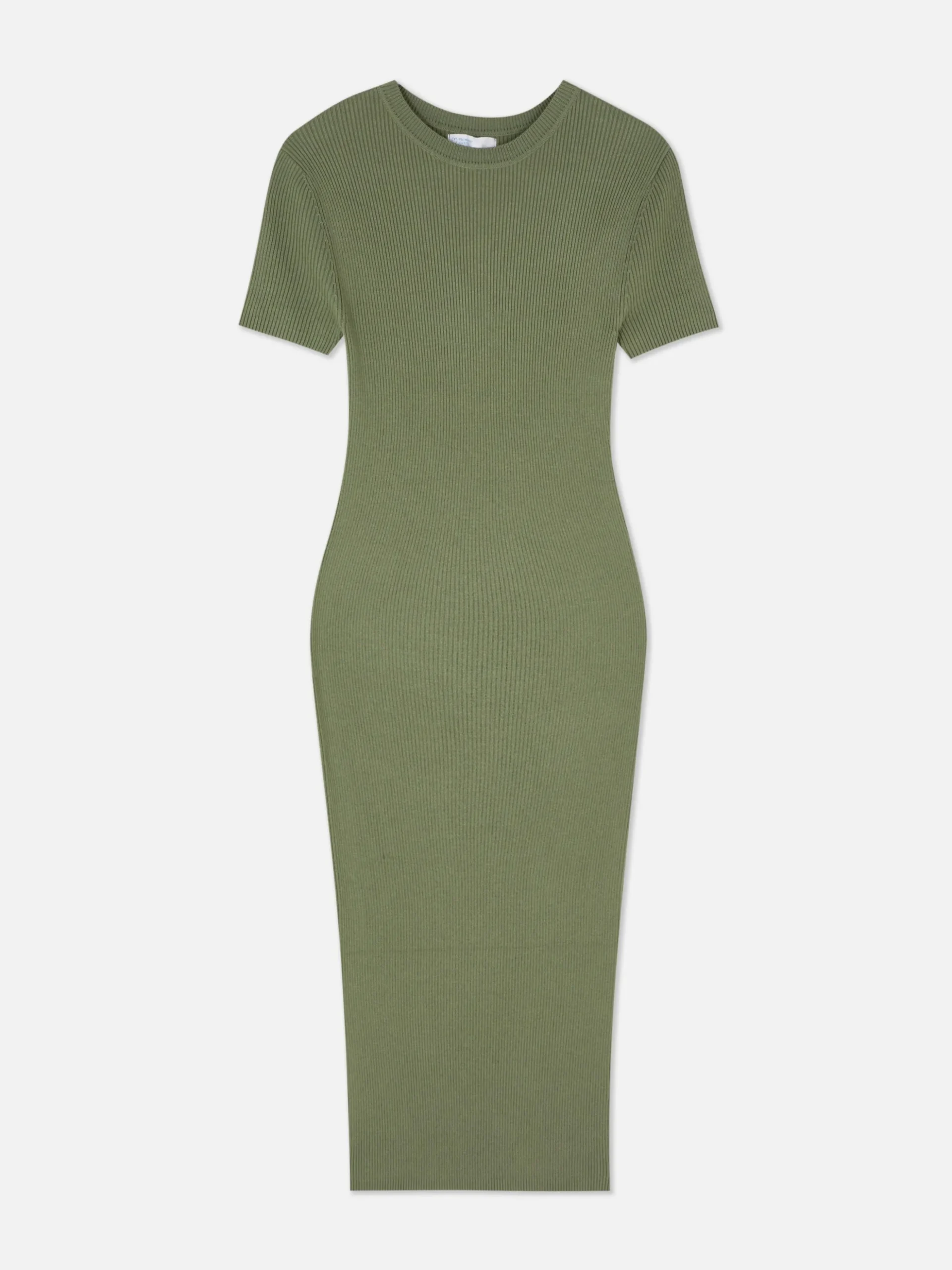 Vestido Camisola Midi Manga Curta