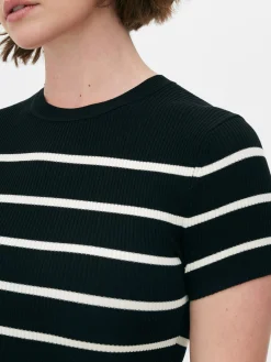 Vestido Camisola Midi Manga Curta