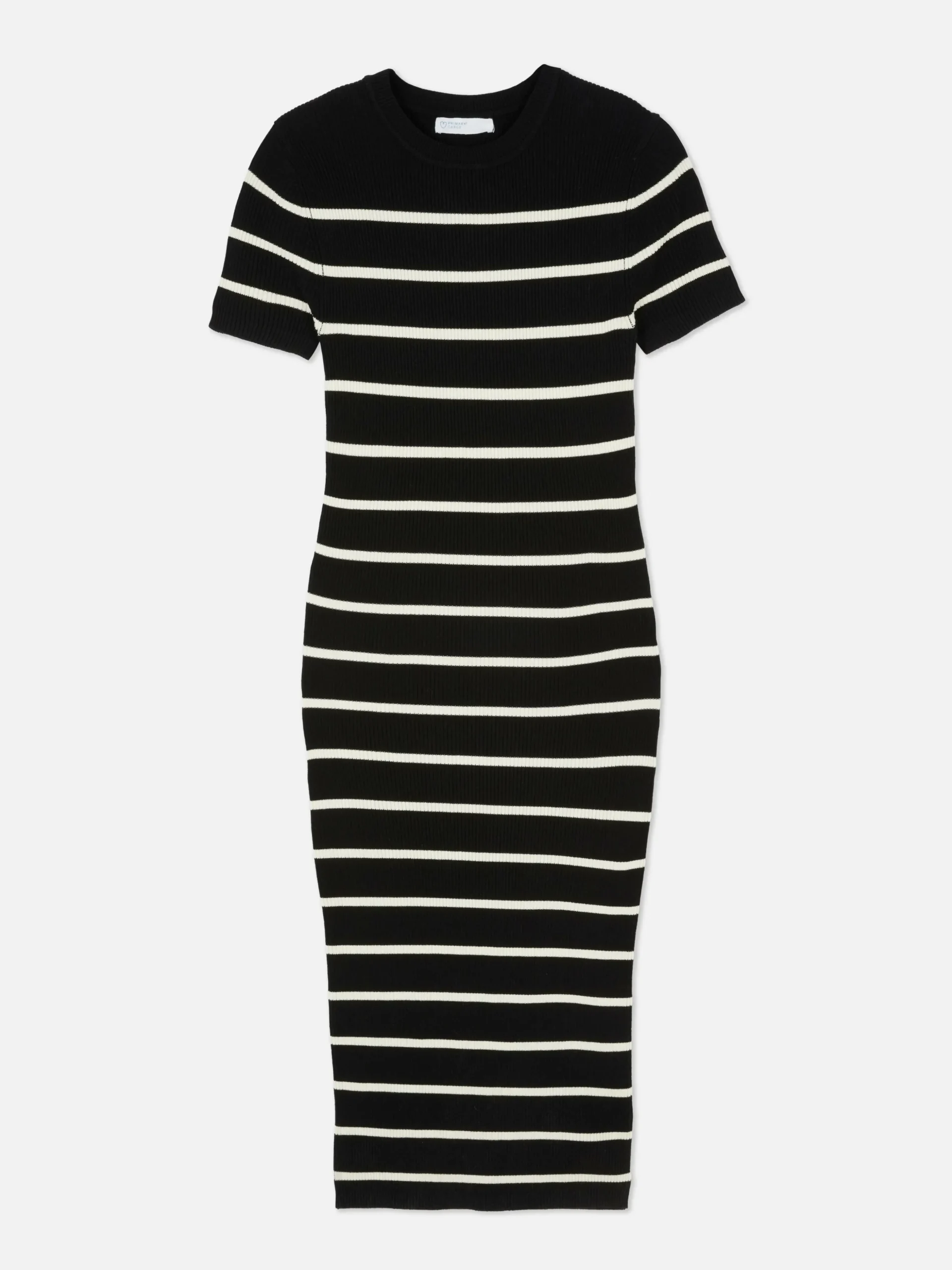 Vestido Camisola Midi Manga Curta