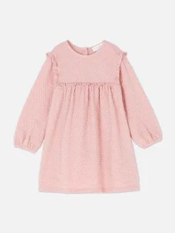 Vestido Enrugado Folhos