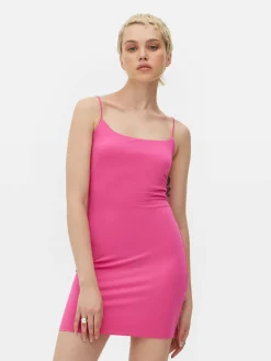 Vestido Mini Justo Alças