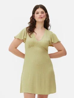 Vestido Mini Manga Curta